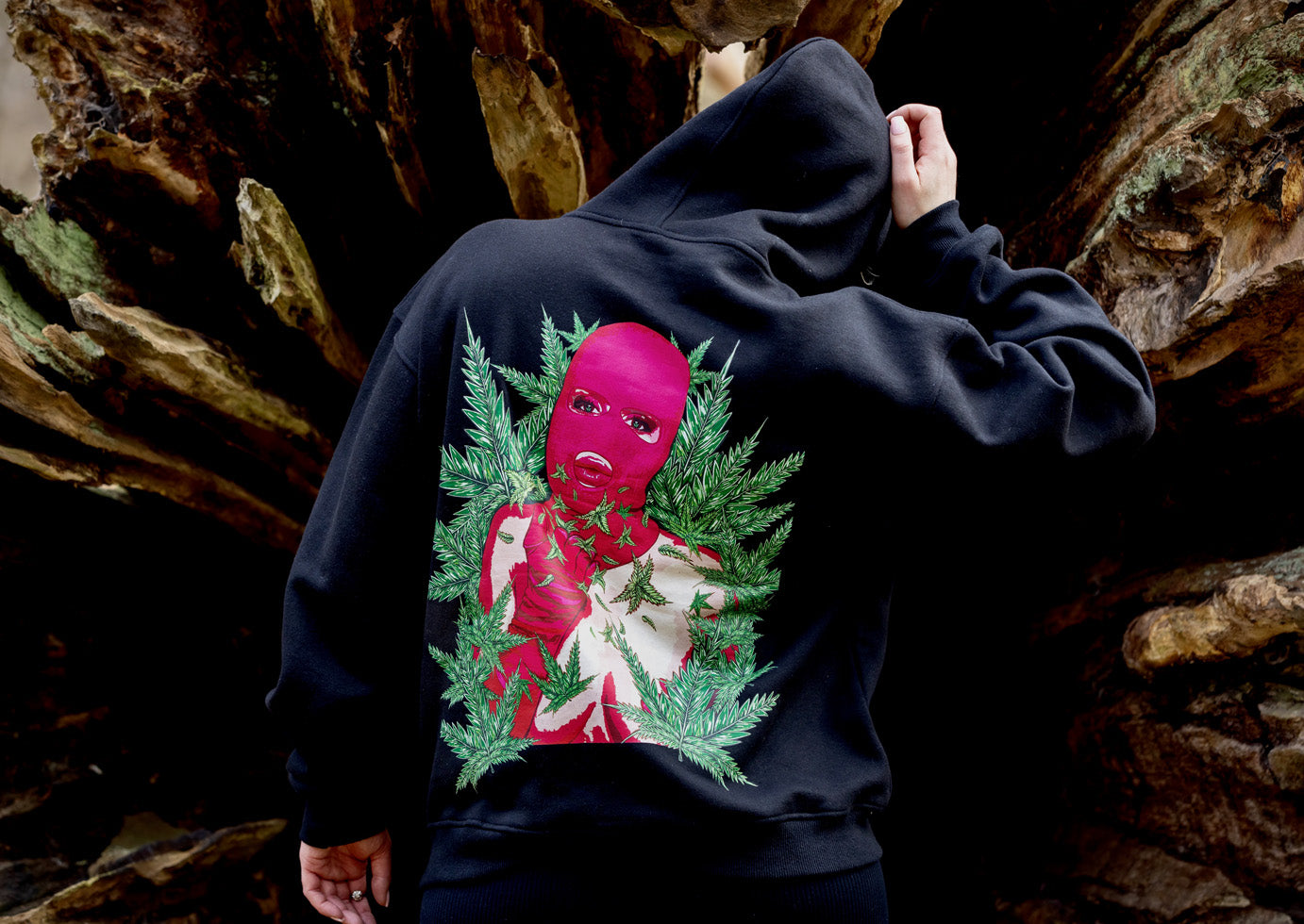 420 Girl Hoodie XL Print